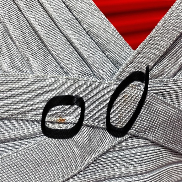 Herve Leger light blue bandage dress 100% AUTHENTIC!! - Picture 4 of 5